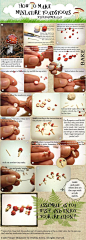 Miniature Toadstool Tutorial by ~vesssper on deviantART