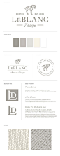 LeBlanc Interior Design Branding and Identity Design by BRAIZEN: 