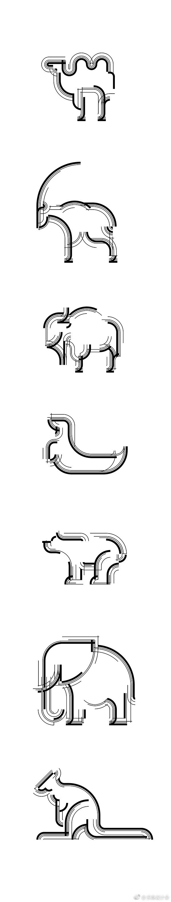 华沙动物园视觉形象识别设计。#求是爱设计...