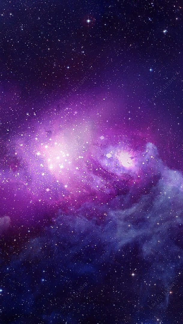 紫色星空夜空星辰繁星 平面电商 创意素材