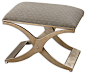 Uttermost Kiah Modern Small Bench transitional-upholstered-benches