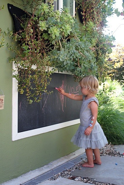 Outdoor chalkboard!!