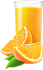 果汁橙汁夏日酷饮冰镇果汁饮料解暑背景图片