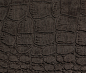 CROC REPTILIA CHOCOLATE Fabric