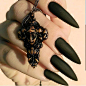 60+ Halloween Nail Art Ideas : 
There are so many fun designs to choose from and depending on the costume for your Halloween, you should pick the one that suits your costume theme the best. Zombie nails,Skull nails, witch nails, spider nails, pumpkin nail