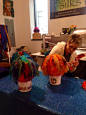 Making hats at the HeartFelt Silks Studio in Hudson, WI