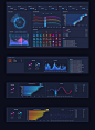 大屏数据可视化UI设计界面