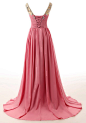 Changjie Women's Sparkling Embellished Bridesmaid Prom Ball Evening Dresses C165 at Amazon Women’s Clothing store: