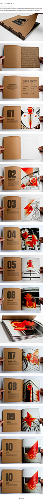 Process Manual Volume 1.0 on Behance  画册设计 平面 排版 版式  design book #采集大赛# #平面#【之所以灵感库】 