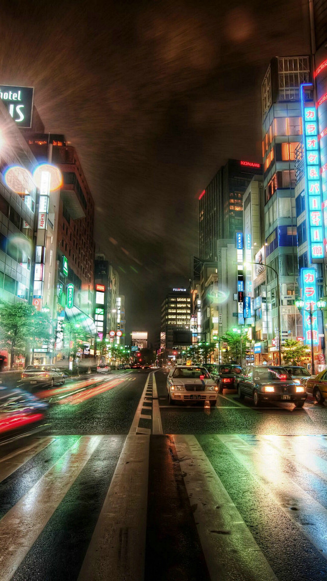 城市夜景 街景 旅行 风景 街道 灯光