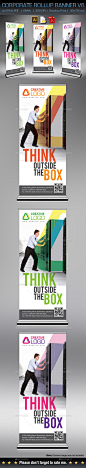 Corporate Business Rollup Banner V6 - Signage Print Templates