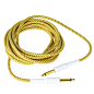 5m 16ft yellow brown cloth braided tweed guitar cable cord Free Shipping-inCrafts from Home & Garden on Aliexpress.com