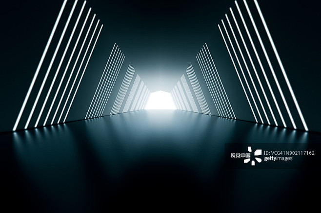 3d abstract tunnel_创...