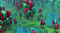 Isometric Swamp : small series of isometric scenes ive been currently developing.