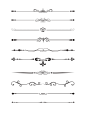 欧式花纹边框分割线图腾花边浪漫线条素材