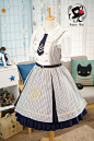 --> #LolitaUpdate: Rabbit Teeth [-☁☸♆-The Sailor's Wind-☁☸♆-] Series --> Size XXL available for plus-sized Lolis ^^ --> Learn More: http://www.my-lolita-dress.com/rabbit-teeth-the-sailor-s-wind-cotton-jsk-necktie: 