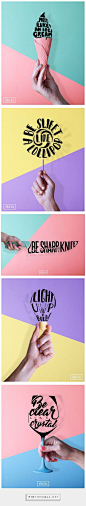 #BeLike on Behance - Font and Typography Design created via :