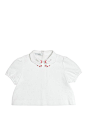 VIVETTA - 手形领子纯棉珠地网眼棉衬衫 - LUISAVIAROMA - 奢侈品购物全球配送 - 佛罗伦萨