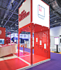 BETTSHOW 2018 Hungarian Pavilion : In 2018, Hungary had its own stand at the BETT Education Technology Show. MOBILSOFA worked with Creacity to design the concept of the stand, the elements of the installation, the graphic identity, and the interactive gam