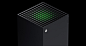 The green top of the Xbox Series X console