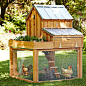 Chicken Coop. I would make their yard a wee bit bigger, but this is a perfect chicken coop!