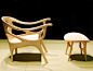 一张优美的椅子。法国设计师helle damkjær作品。 http://t.cn/hqKA37