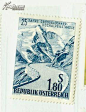 [邮票税票拍卖品]奥地利 1960年高山公路景色 1全新 雕刻版
