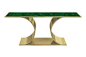 Laure Brass & Malachite Console