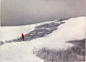 梦幻而又孤独的绘画作品，来自美国艺术家 Ryan Salge 。