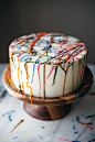 CHOCOLATE CHILI SPLATTER PAINT CAKE