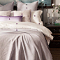 紫色渐变简约现代美式混搭多件套 现代简约 样板房样板间床品含芯-淘宝网