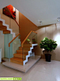 新东方风格流行中式大户型过道实景图楼梯