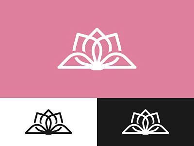 Lotus Book Logo Desi...