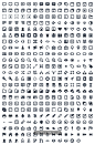 300个用于Web和用户界面设计的象形文字图标 UI设计 Icon图标