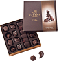 纯正比利时原产原装GODIVA高迪瓦/歌帝梵全黑巧克力18颗礼盒