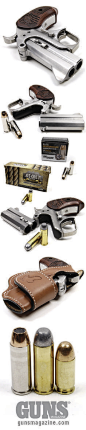 Exclusive: Modern .45 Colt Ammo | Mark’s Summary: Don’t overlook modern .45 Colt ammo. It’s reliable, packs a wallop, and matches up well with an “old” modern gun such as the Bond Arms Patriot. | © GUNS Magazine 2016