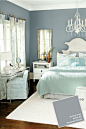 Benjamin Moore Delray Gray paint color from Ballard Designs catalog: 