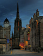 Dusk, Edinburgh, Scotland
