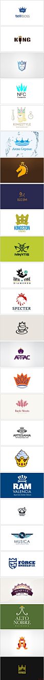 皇冠元素的Logo设计