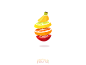 Mandale Fruta! branding color argentina design vector illustration logo