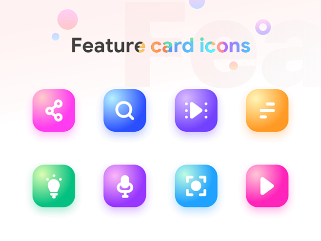 Feature card icons f...