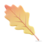 球叶3D Leaf Illustration @到位啦UI素材 秋季动物植物3D图标模型