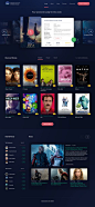 Movies Site – User interface by Aji Darmawan: 