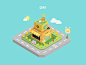 isometric kakao : isometric sns town ver 01.Kakao