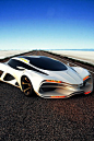 gosh! even the white one is so hott. how can i not pin it?! Lada Raven concept car 2013 - white