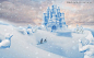 Photoshop合成冬季漂亮的的雪景城堡,52photoshop教程