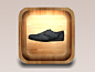 Shoes icon concept