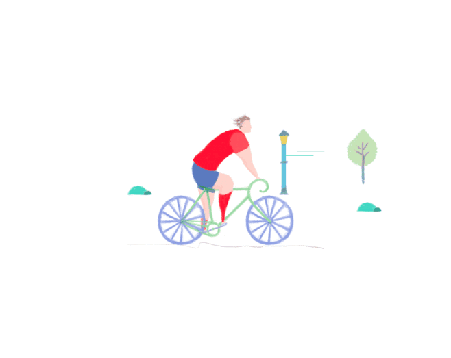 app加载gif动画——骑自行车