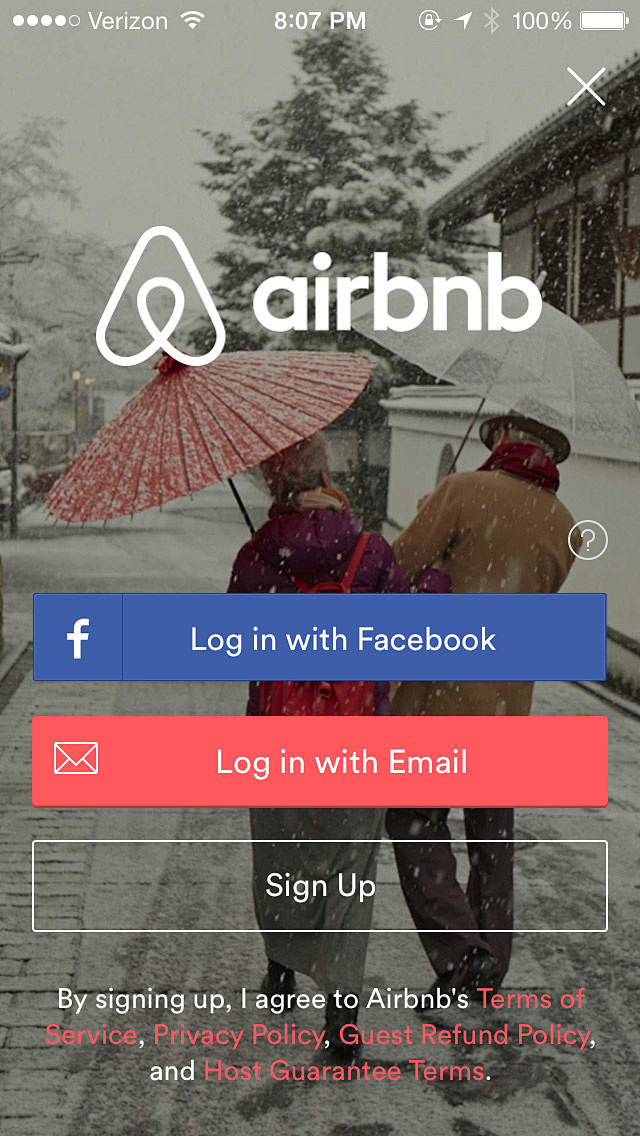 Airbnb旅游应用，来源自黄蜂网htt...