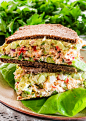 Chicken Salad Sandwiches with Guacamole